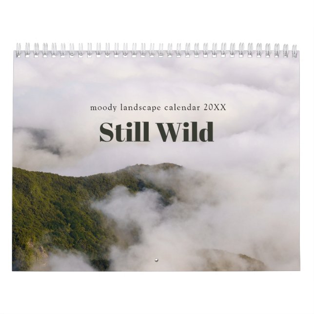 Fortfarande Vild - stämningsfull landskapskalender Kalender (Omslag)