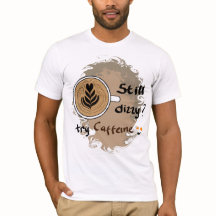 Fortfarande Yr Koffein Kaffe Citat Design