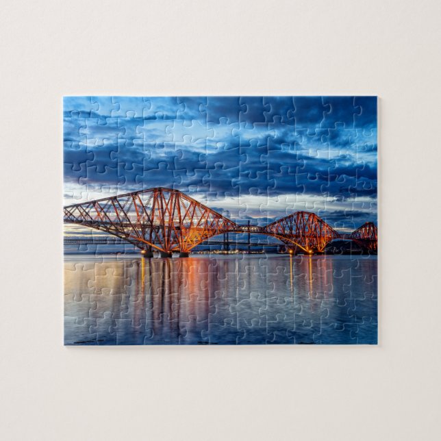 Forth Bridge, Skottland Pussel (Horisontell)