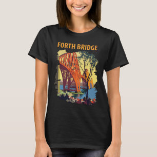 Forth Bridge Skottland Resa T-Shirt