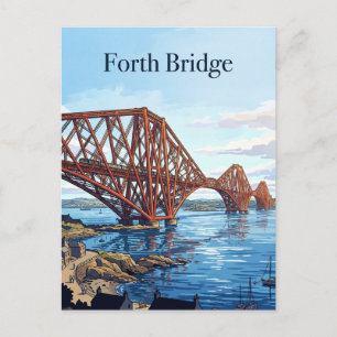 Forth Bridge Storbritannien Vykort