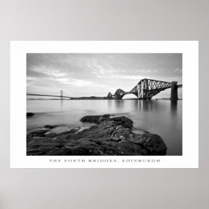 Forth Bridges, Edinburgh - Skriv ut Poster