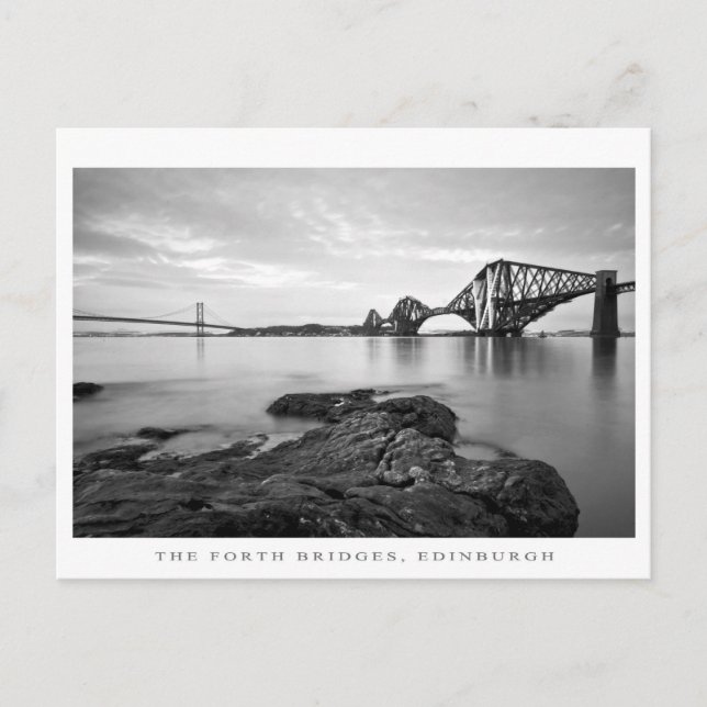 Forth Bridges Poster Vykort (Framsida)