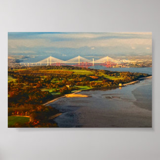 Forth Bridges, Skottland Poster
