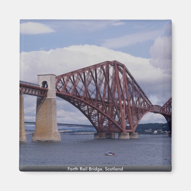 Forth Rail Bridge, Skottland Magnet (Framsidan)