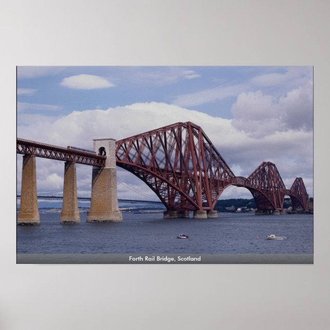 Forth Rail Bridge, Skottland Poster (Framsidan)