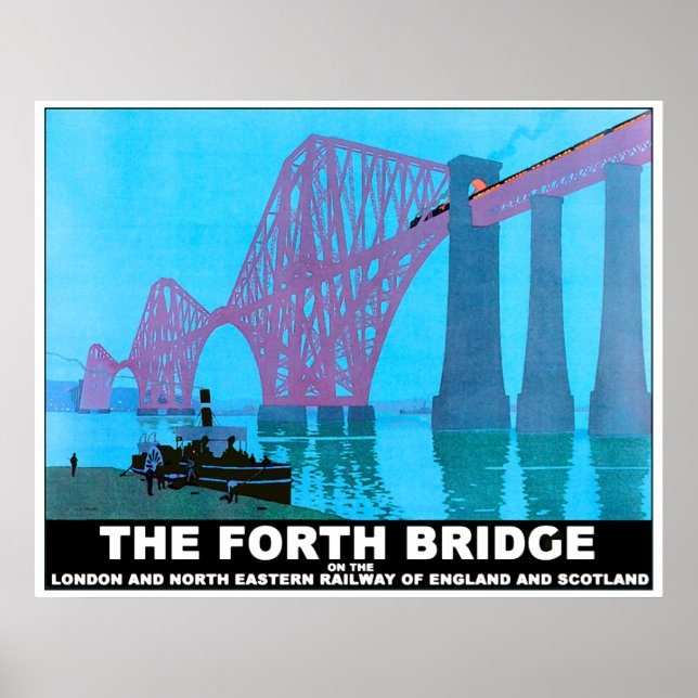 Forth Road Bridge Poster (Framsidan)