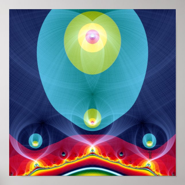 Forth Tetragrammaton (12 x 12 tum) Art Print Poste Poster (Framsidan)