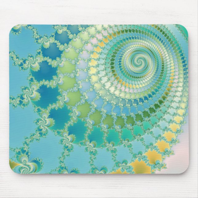 Förtid - Fractal Mousepad Musmatta (Framsidan)