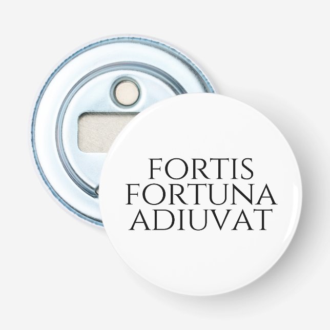 Fortis Fortuna Adiuvat Flasköppnare (Framsidan)