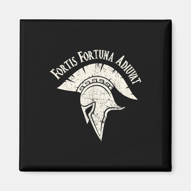 Fortis Fortuna Adiuvat Fortune favors Tattoo Magnet (Framsidan)