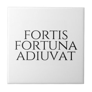 Fortis Fortuna Adiuvat Kakelplatta