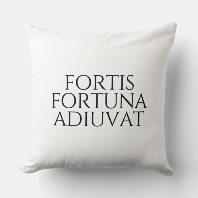 Fortis Fortuna Adiuvat Kudde (Framsida)