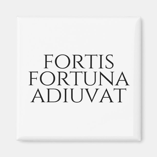 Fortis Fortuna Adiuvat Magnet (Framsidan)