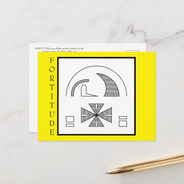 Fortitititetskort Vykort (Fram/Back In Situ)