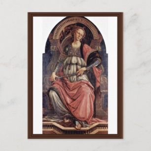 Fortitudo by Botticelli Sandro (Bästa kvalitet) Vykort