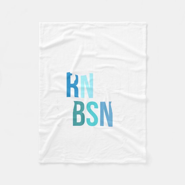 Förtjänad bsn-examen bsn examen stolt bsn examen fleecefilt (Framsidan)