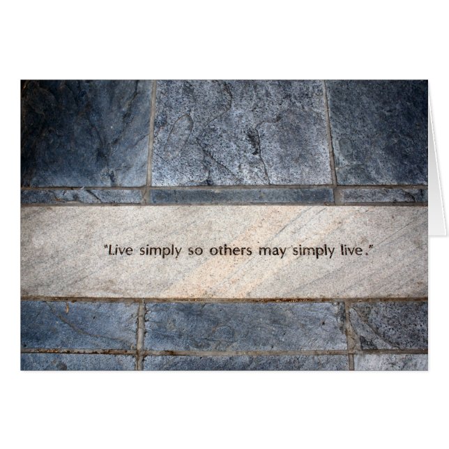 Förtjänster Hälsningskort (Framsidan Horizontal)