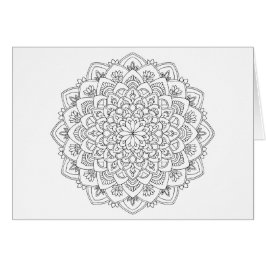 FörtjänstMandala Hälsningskort