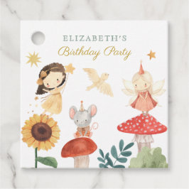 Förtjusad fågellsdyssvamp gåvor etiketter