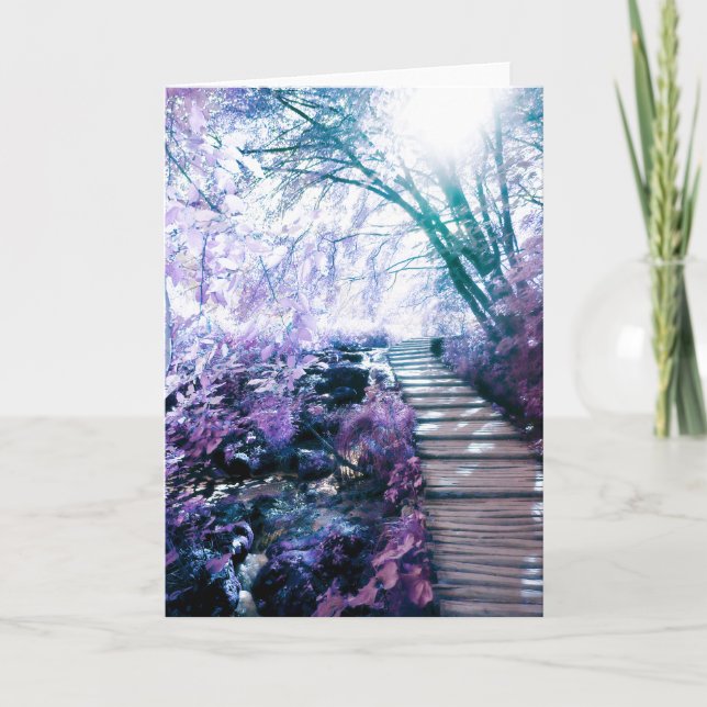 förtjusad väg kort (Framsida)