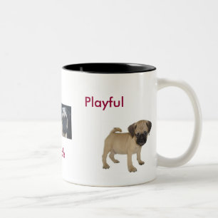 Förtjusande, älskvärd skämtsam Puggle mugg