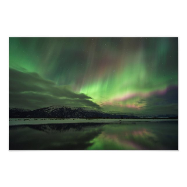 Förtjusande Aurora Fototryck (Framsidan)