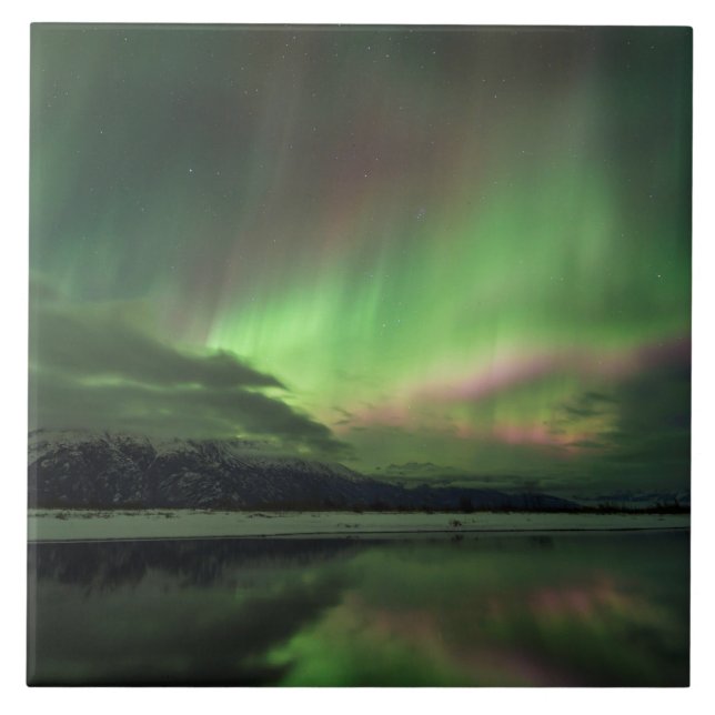 Förtjusande Aurora Kakelplatta (Framsidan)