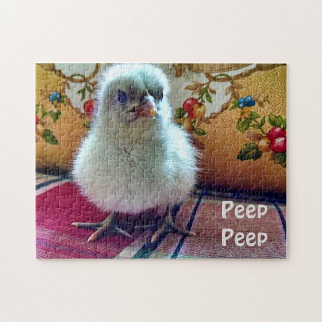 Förtjusande babychick pussel (Horisontell)