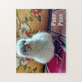 Förtjusande babychick pussel