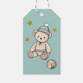 Förtjusande barndesign presentetikett