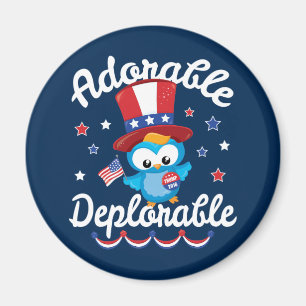 Förtjusande beklagansvärd ugglatrumf 2016 magnet
