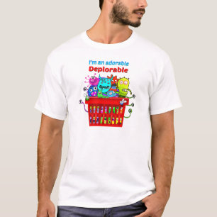 Förtjusande beklagansvärt, basket av Deplorables Tee Shirt