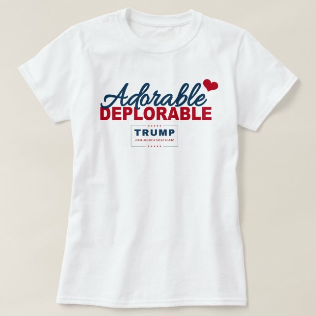 Förtjusande beklagansvärt t-shirt (Design framsida)