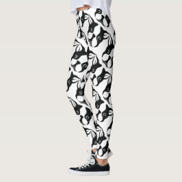 Förtjusande Boston Terrier Leggings