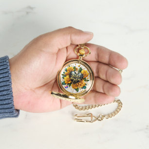 Förtjusande Bouquet av Ro och hjärta Armbandsur