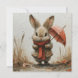 Förtjusande Bunnies: Cheerful Hälsning 🐰 Digital Julkort