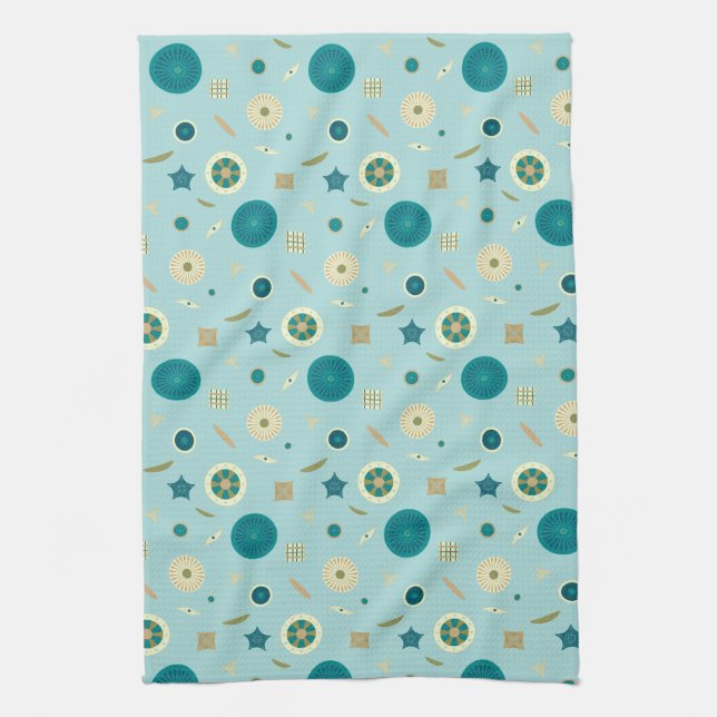 Förtjusande Diatoms Kitchen Towel Kökshandduk (Vertikal)