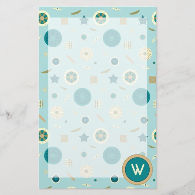 Förtjusande Diatoms Stationery Brevpapper (Framsida)