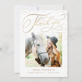 Förtjusande EDITABLE FÄRG Studenten Tack