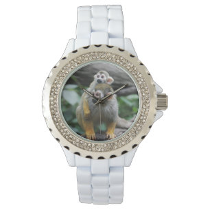 Förtjusande ekorreapa armbandsur