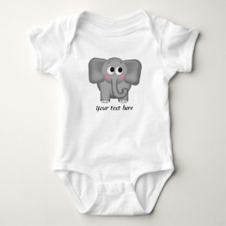 Förtjusande elefant - personligspädbarn Onsie Tee