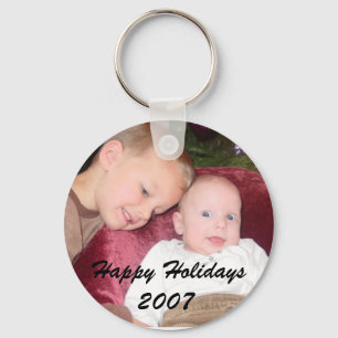Förtjusande foto Keychain Nyckelring