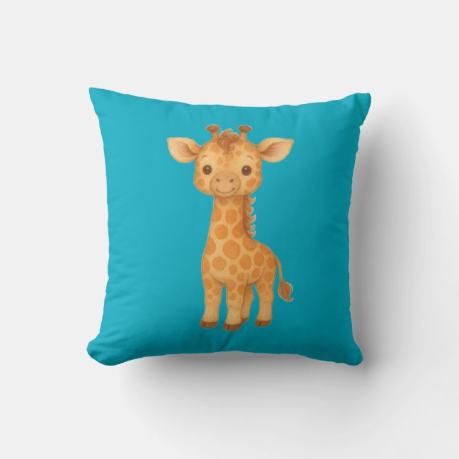 "Förtjusande Giraff"   Kudde (Framsida)