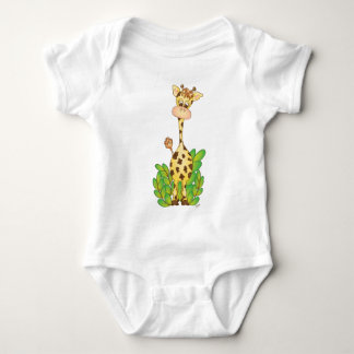 Förtjusande giraff med lövT-tröja Tröja