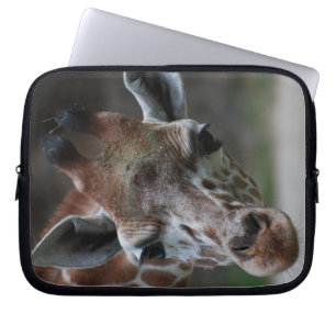 Förtjusande giraffanteckningsboksleeve laptop sleeve