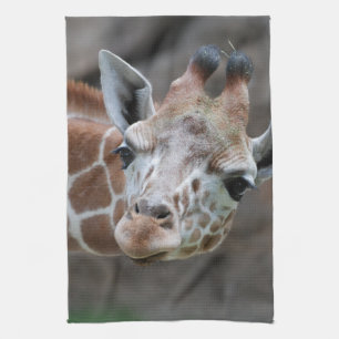 Förtjusande giraffkökshandduk kökshandduk