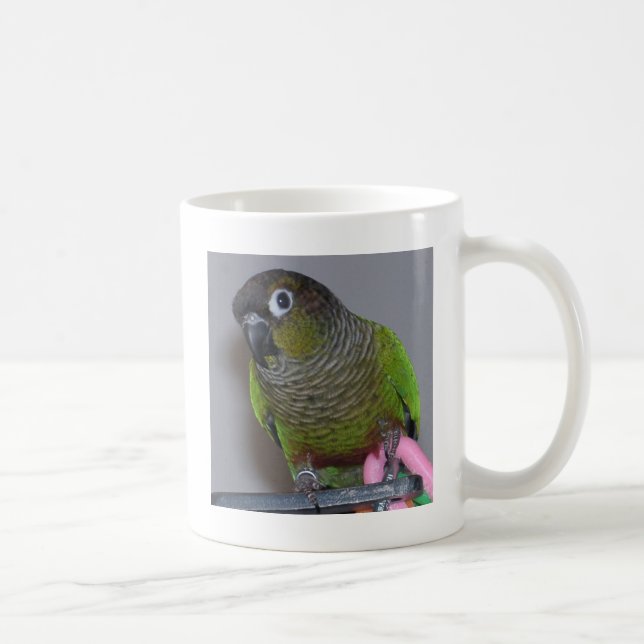 Förtjusande Greencheek Conure Kaffemugg (Höger)