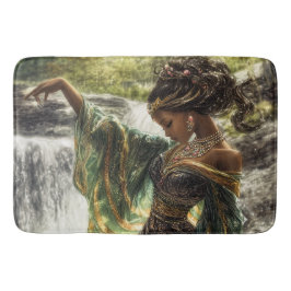 Förtjusande gudinna av en magisk badrumsmatta