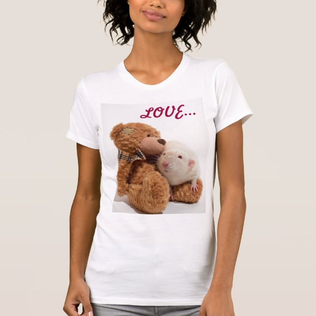 FÖRTJUSANDE GULLIG RÅTTAKÄRLEK… skjorta!!!!! Tee Shirt (Framsida)